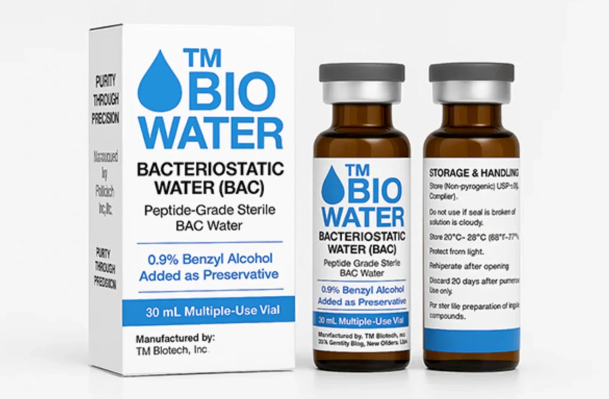 what is bac water for pinning peptides Bacteriostatic Water 30ML