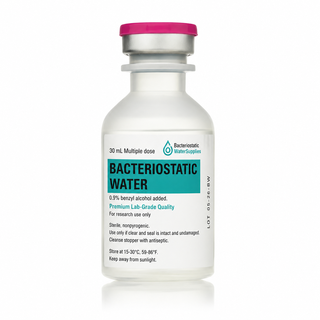 30 ML Bacteriostatic Water PLASTIC VIAL (COA VERIFIED)