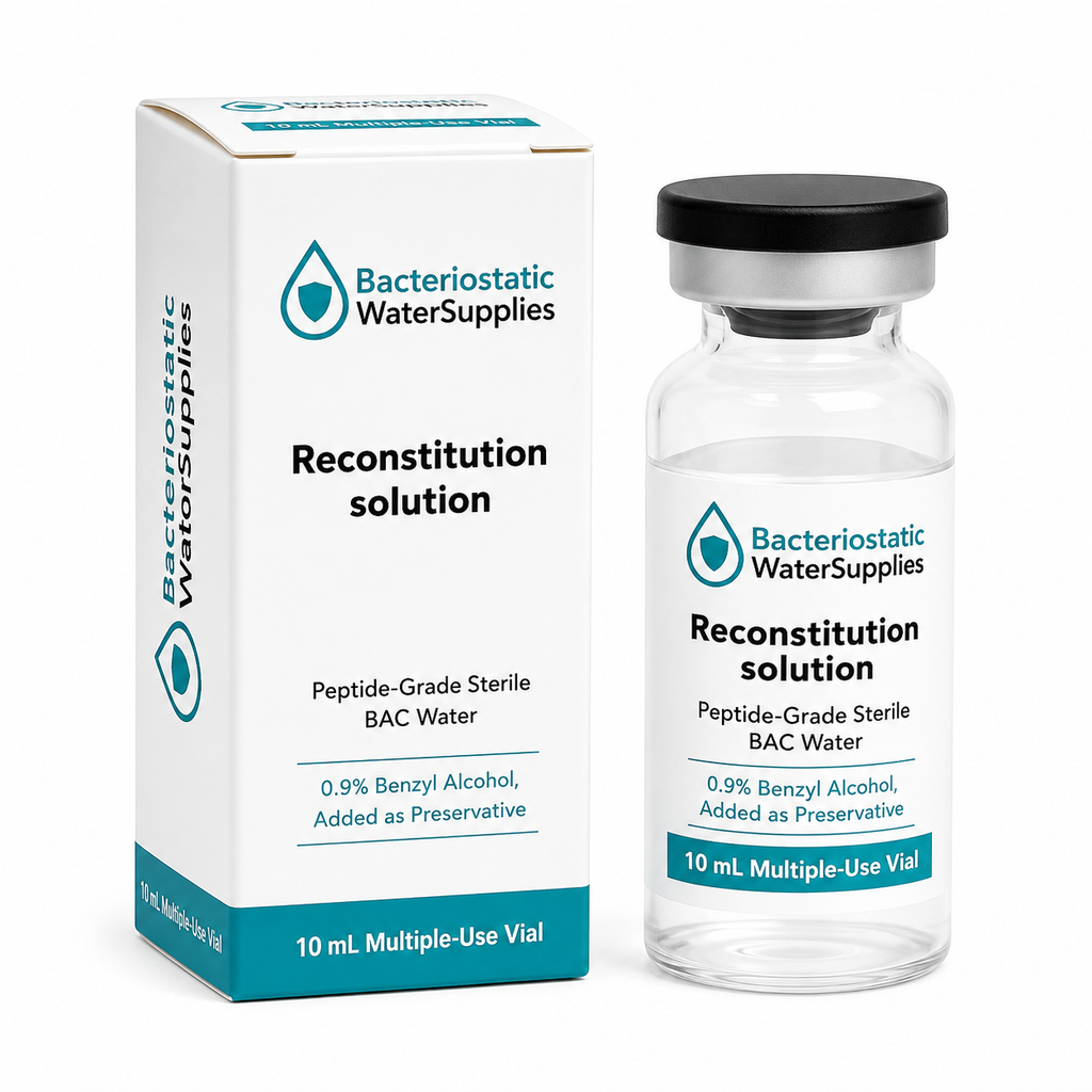 10 ML Bacteriostatic Water GLASS VIAL  (COA VERIFIED)