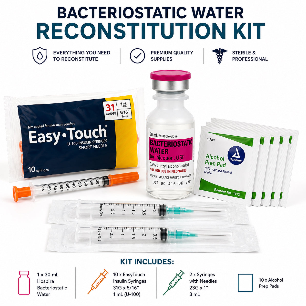 Hospira Complete Reconstitution Kit