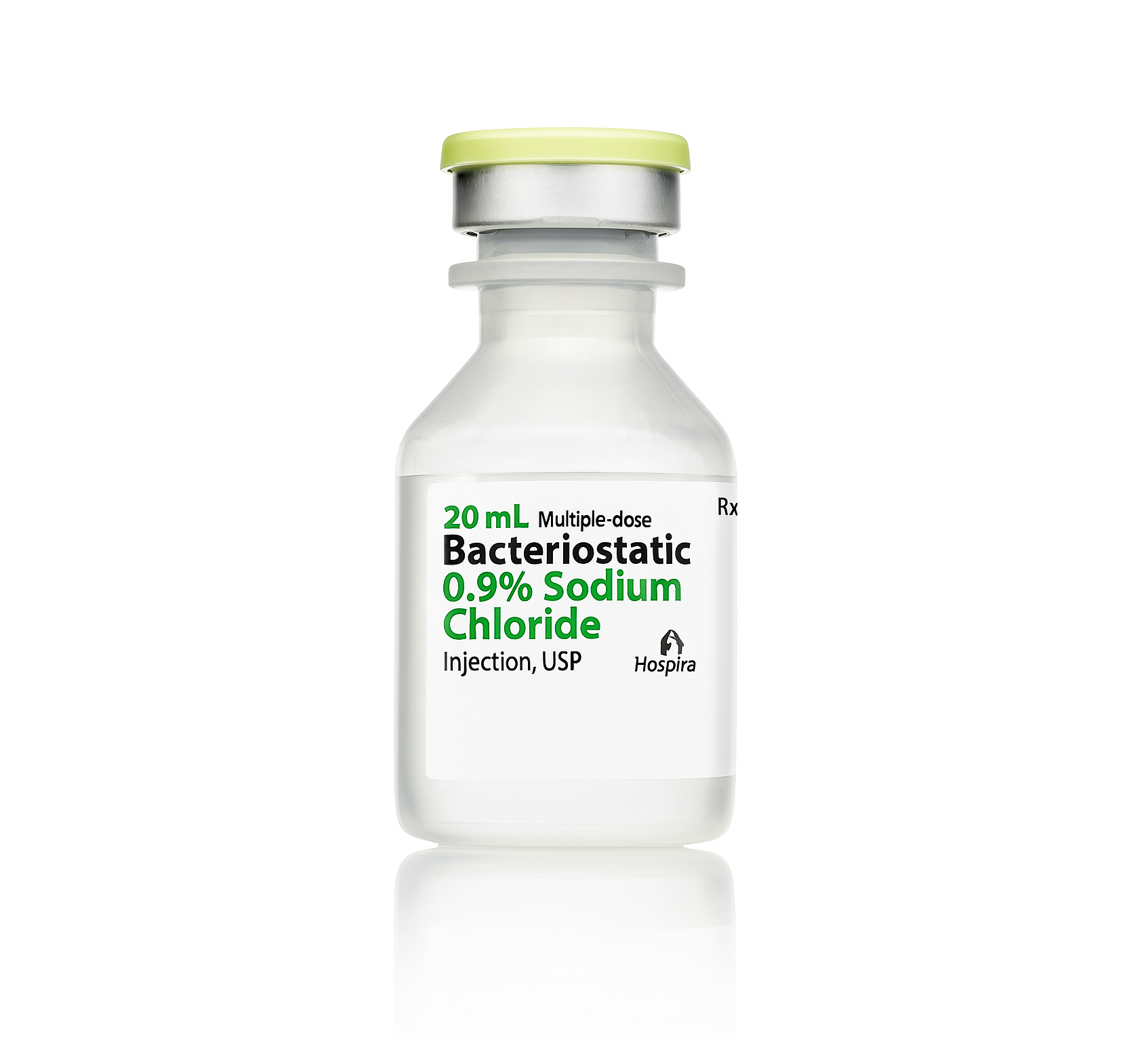 Bacteriostatic NaCl (Sodium Chloride) 0.9%  20mL