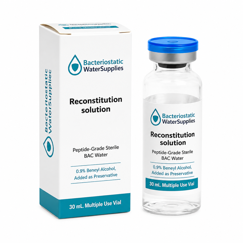 30 ML  Bacteriostatic Water  GLASS VIAL  (COA VERIFIED)