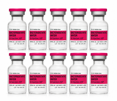 Hospira  30ml Bacteriostatic Water for Injection (10 Pack)