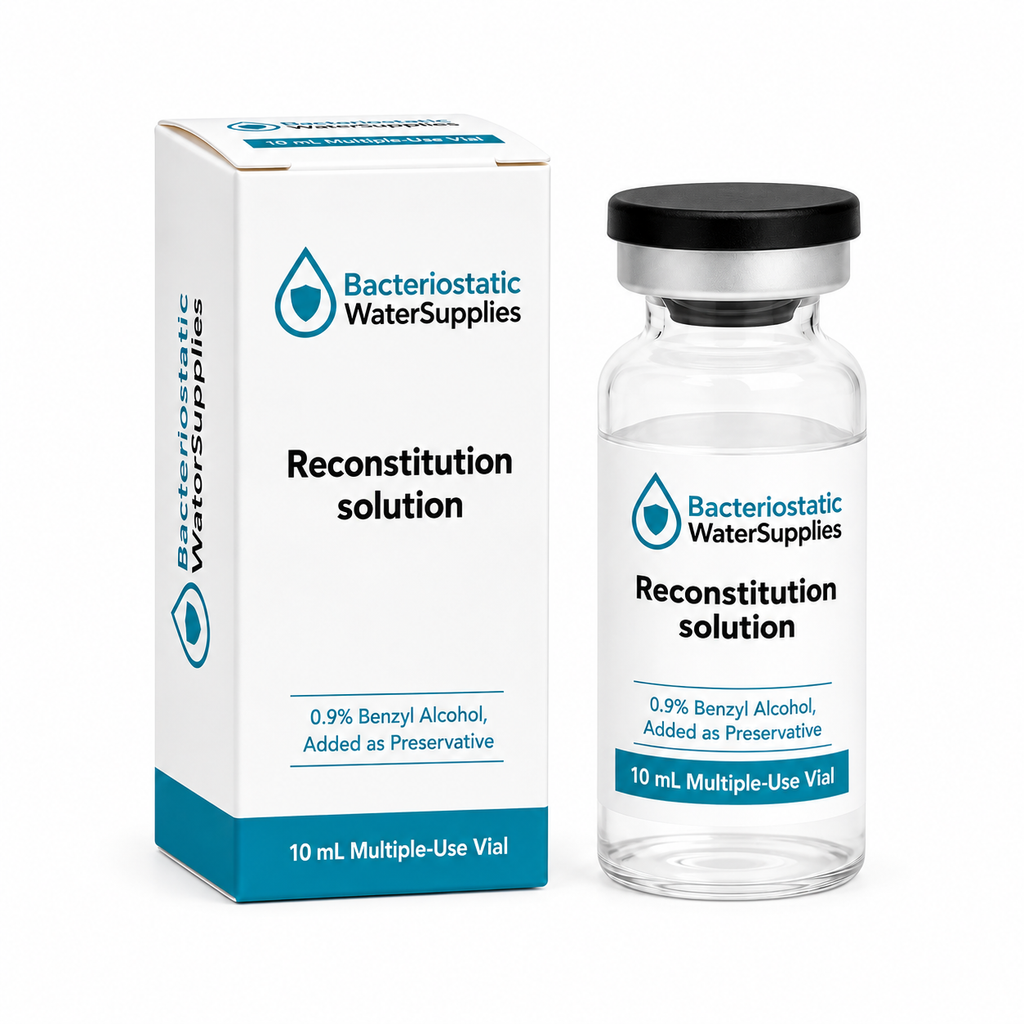 10 ML Bacteriostatic Water GLASS VIAL  (COA VERIFIED)