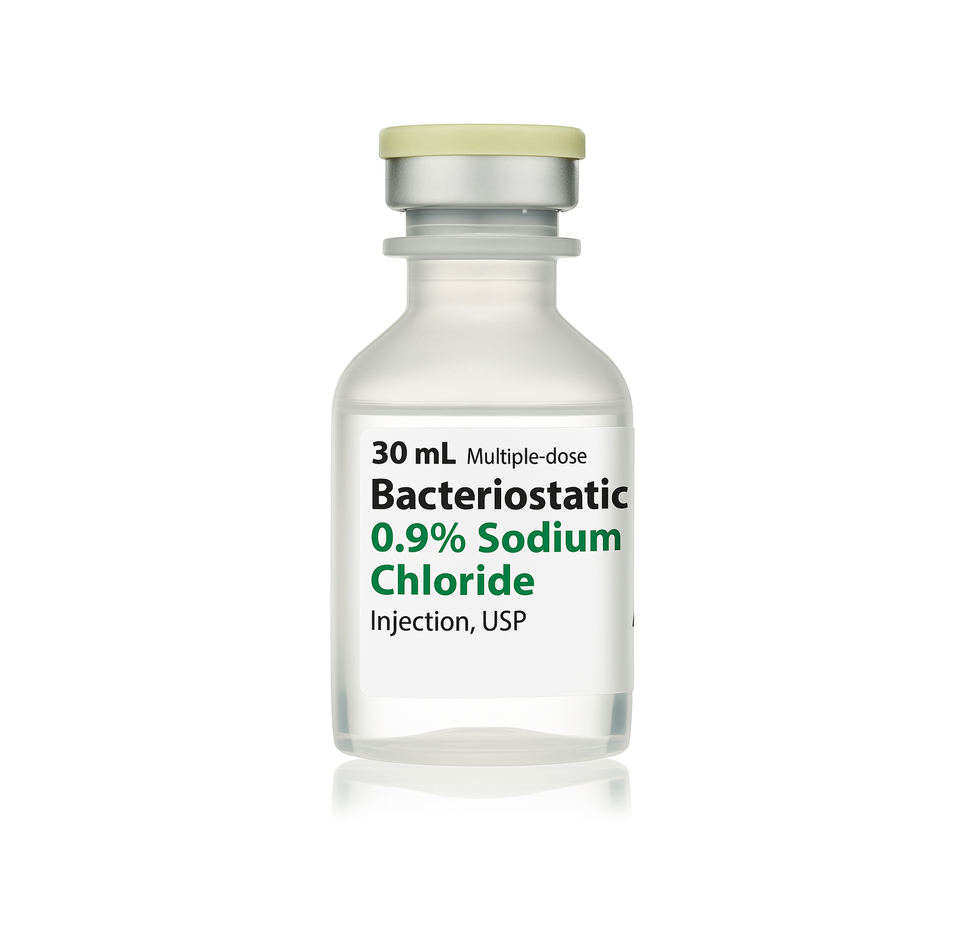 Bacteriostatic NaCl (Sodium Chloride) 0.9%  30mL