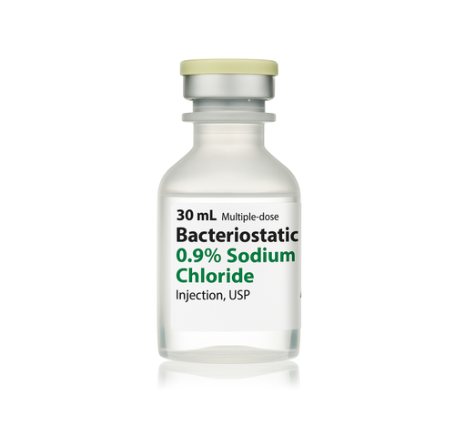 Hospira Bacteriostatic NaCl (Sodium Chloride) 0.9%  30mL