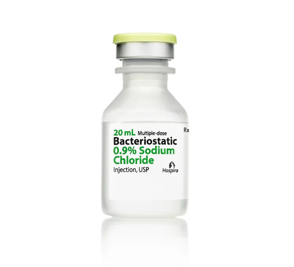 Hospira Bacteriostatic NaCl (Sodium Chloride) 0.9% 20mL