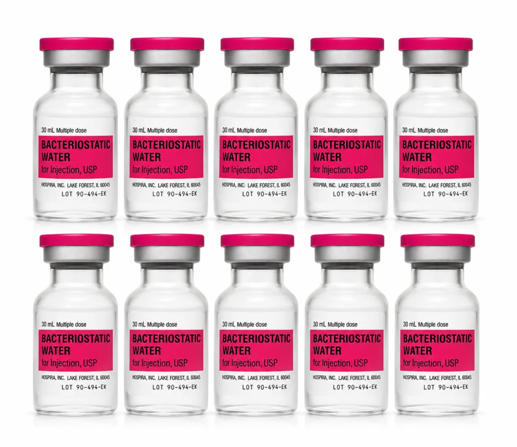 Hospira 30ml Bacteriostatic Water (10 Pack)